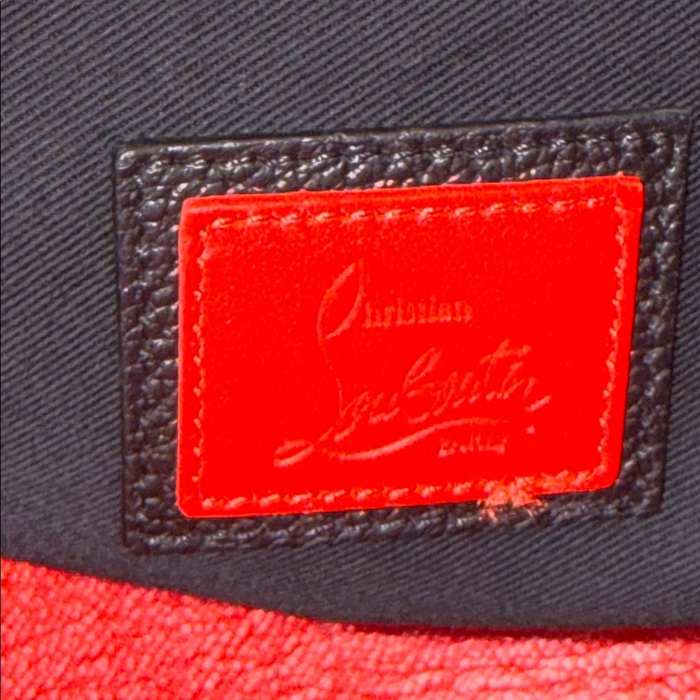 Christian Louboutin Black and Red Leather Large Briefcase - Picture 9 of 14